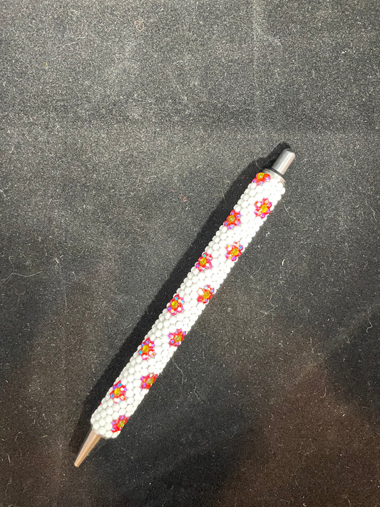 Pink Flowers Pen