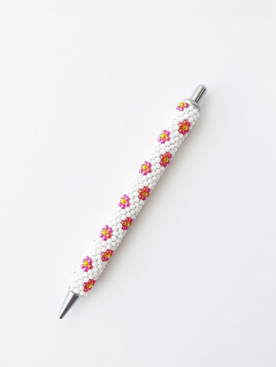 Pink Flowers Pen